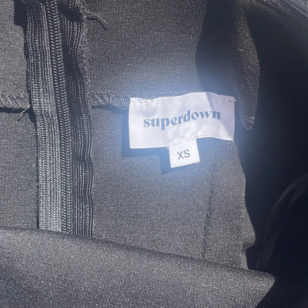 Superdown Strapless Bodycon Midi Dress Black XS - Picture 3 of 6